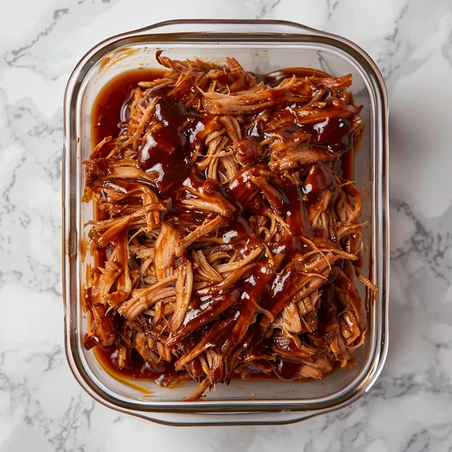 Pulled Pork mit BBQ-Sauce