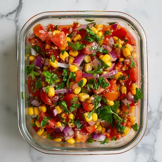 Tomaten-Mais-Salat