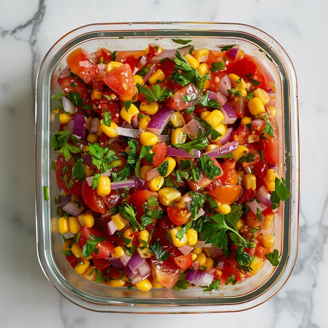Tomaten-Mais-Salat