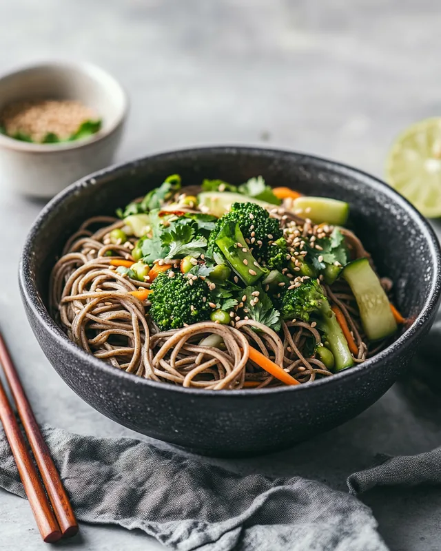 Soba-Bowl mit Tahini-Limette