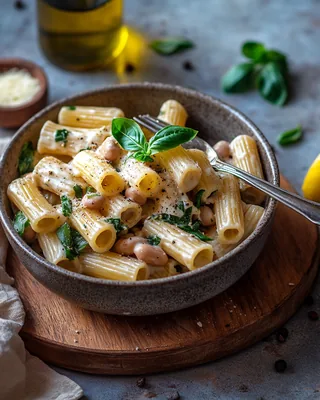 Kräuter- & Pinto-Bohnen-Pasta-Bowl