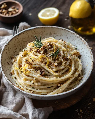Walnuss-Pasta mit Knollensellerie