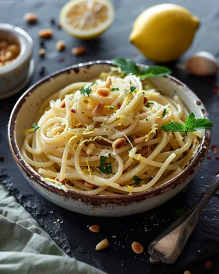 Zitronen-Kräuter-Artischocken-Pasta