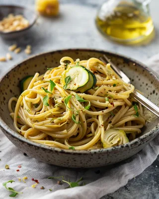 Zucchini- & Artischocken-Pasta