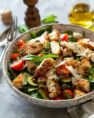 Panzanella mit Hähnchen