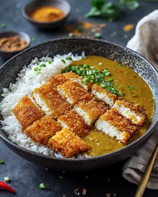Tofu Katsu mit Curry-Soße