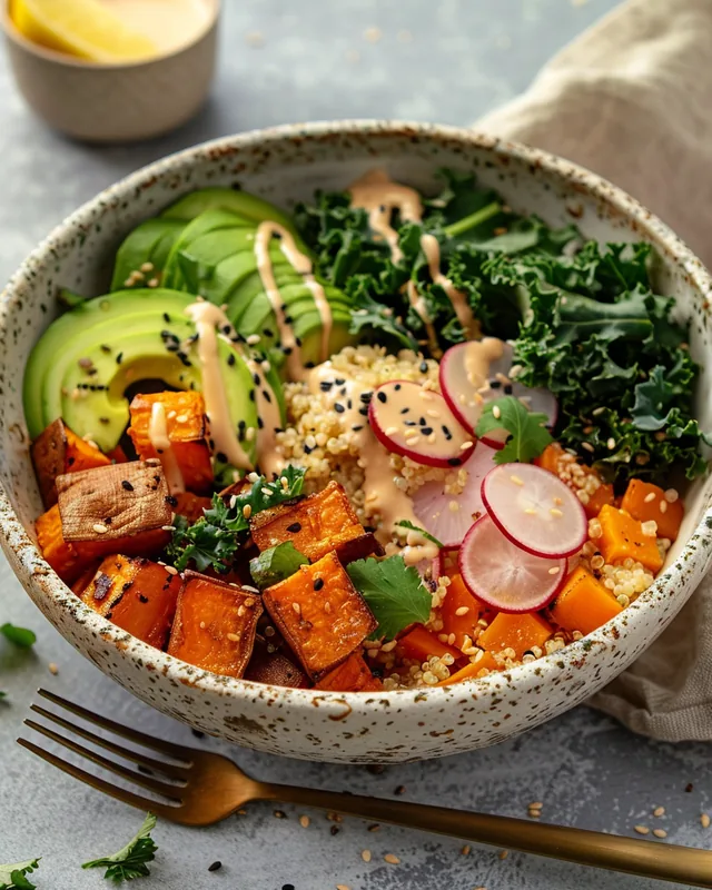 Miso-Tahini-Quinoa-Bowl