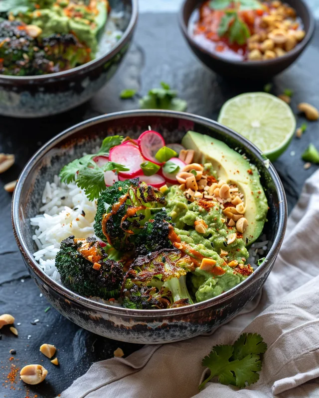 Brokkoli Bowls mit Avocado