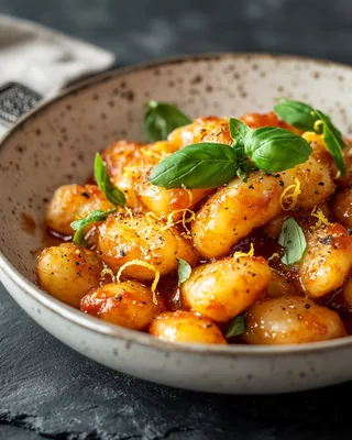 Knoblauch-Basilikum-Gnocchi