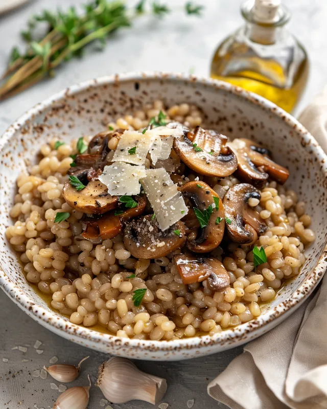 Knoblauch-Gerstenschüssel