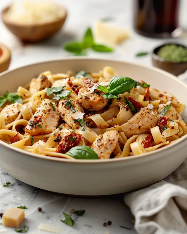 Toskanische Hähnchen-Pasta