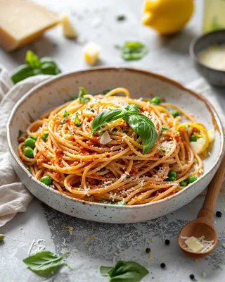 Zitronen-Chorizo-Pasta mit Edamame