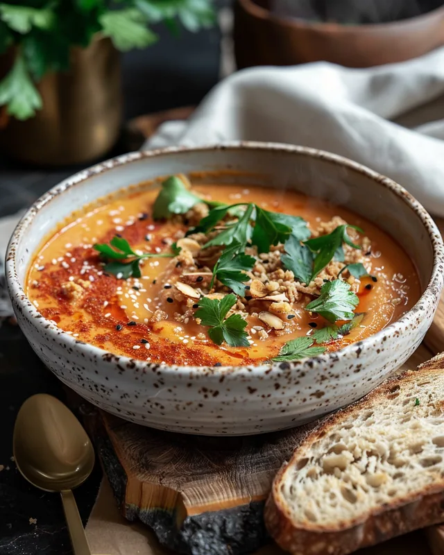 Tomaten-Sesam-Bohnen-Eintopf