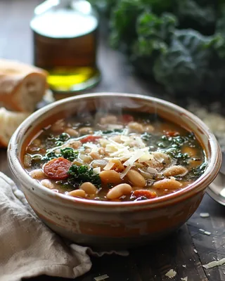 Toskanische Suppe mit Grünkohl & Chorizo