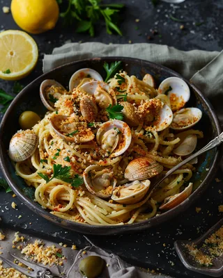 Fenchel-Muschel-Pasta