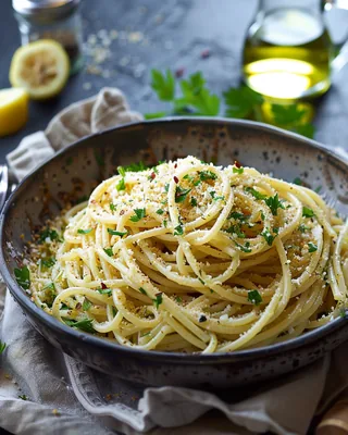 Sardellen- & Knoblauch-Kräuter-Pasta