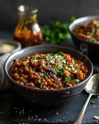 Linsen- & Pilz-Ragù