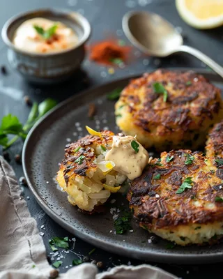 Kohl- und Kartoffel-Patties
