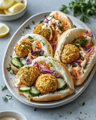 Mediterrane Kichererbsentaschen