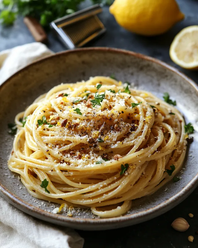Sardellen- & Zitronen-Pasta