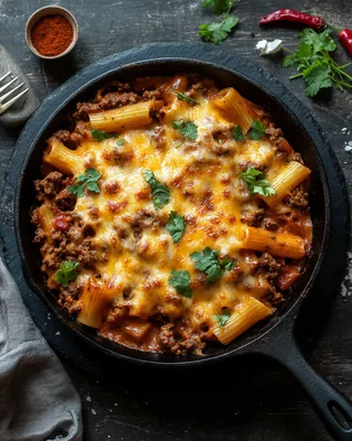 Pasta mit Lamm-Keema