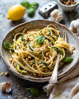 Pasta mit gerösteter Zucchini
