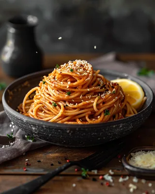 Sesam-Ingwer-Umami-Pasta