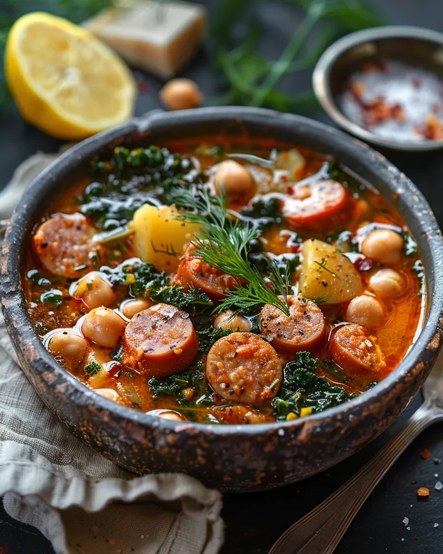 Chorizo- und Kichererbsen-Eintopf
