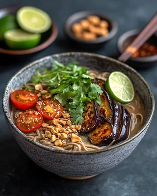 Soba Bowl mit Koriander-Limette