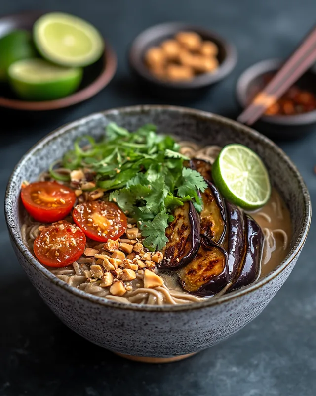 Soba Bowl mit Koriander-Limette