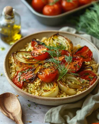 Couscous mit Fenchel & Tomate