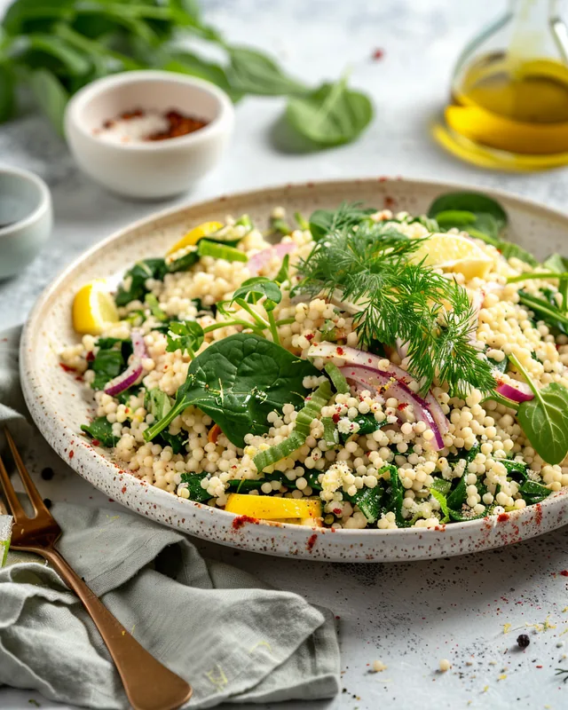 Kräuter-Couscous-Salat