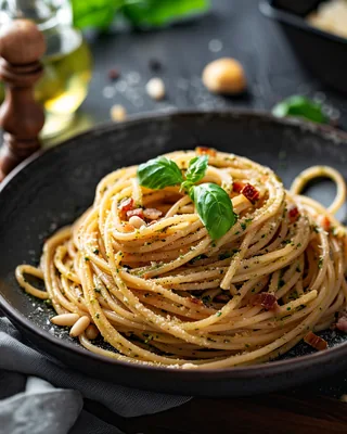 Pesto-Carbonara