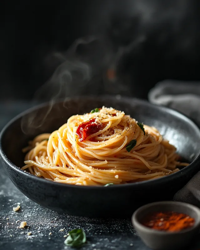 Gegrillte Tomaten- & Knoblauch-Pasta