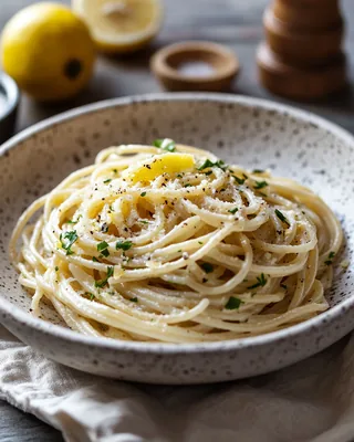 Zitronen-Knoblauch-Kräuter-Pasta