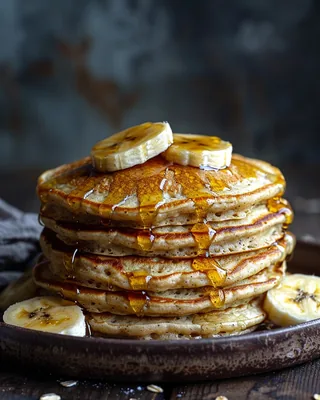 Bananen-Hafer-Pfannkuchen