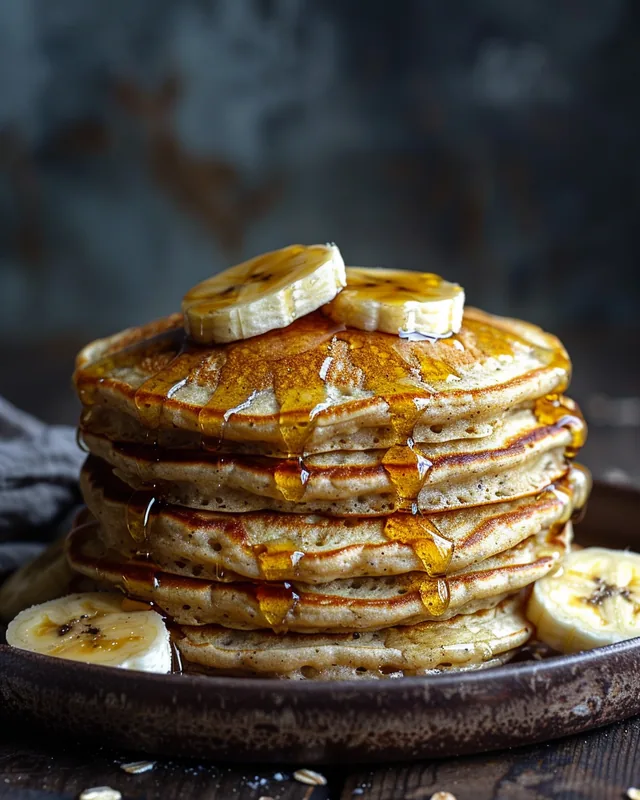 Bananen-Hafer-Pfannkuchen