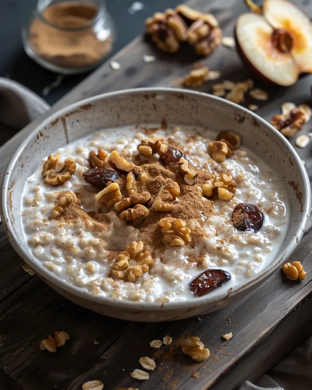 Dattel-Walnuss-Porridge