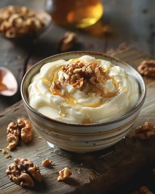 Griechischer Joghurt mit Honig und Walnüssen
